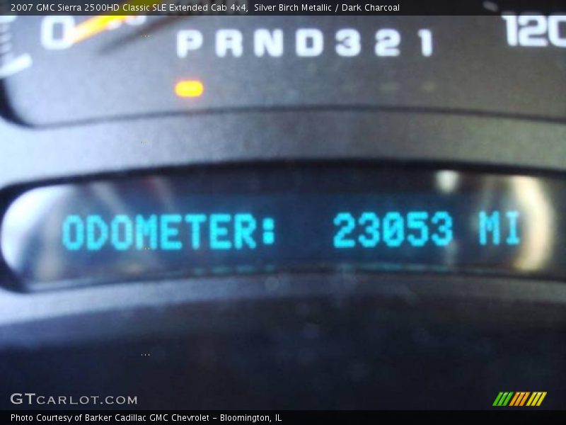 Silver Birch Metallic / Dark Charcoal 2007 GMC Sierra 2500HD Classic SLE Extended Cab 4x4