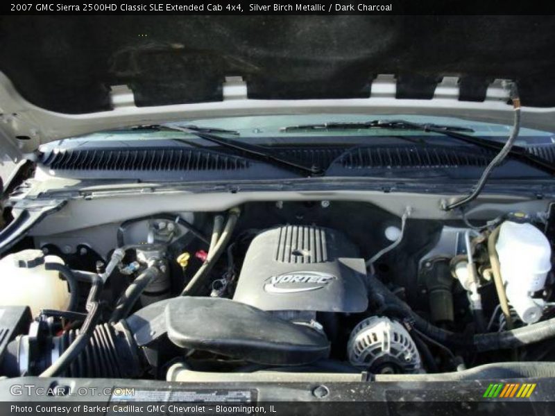 Silver Birch Metallic / Dark Charcoal 2007 GMC Sierra 2500HD Classic SLE Extended Cab 4x4