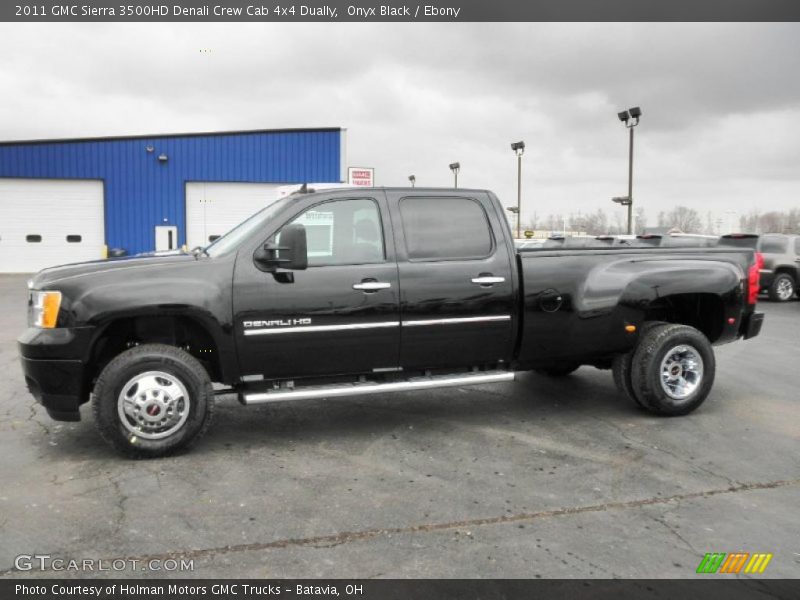  2011 Sierra 3500HD Denali Crew Cab 4x4 Dually Onyx Black