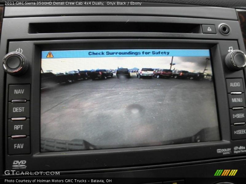 Onyx Black / Ebony 2011 GMC Sierra 3500HD Denali Crew Cab 4x4 Dually