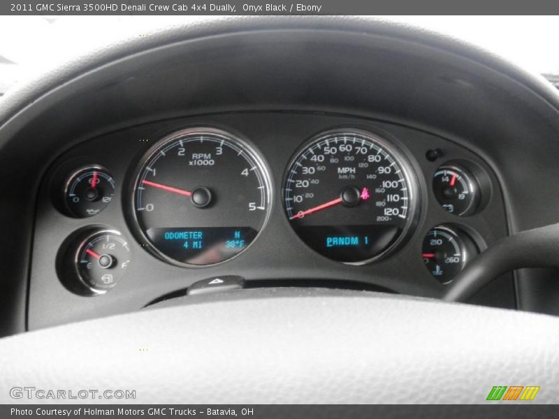  2011 Sierra 3500HD Denali Crew Cab 4x4 Dually Denali Crew Cab 4x4 Dually Gauges