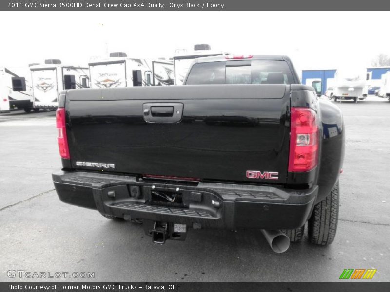 Onyx Black / Ebony 2011 GMC Sierra 3500HD Denali Crew Cab 4x4 Dually
