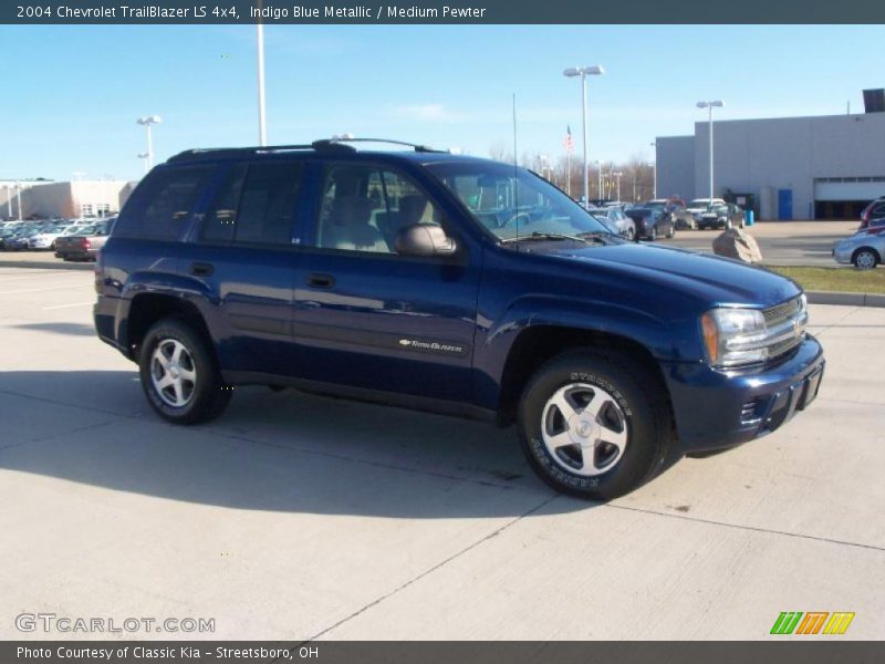Indigo Blue Metallic / Medium Pewter 2004 Chevrolet TrailBlazer LS 4x4