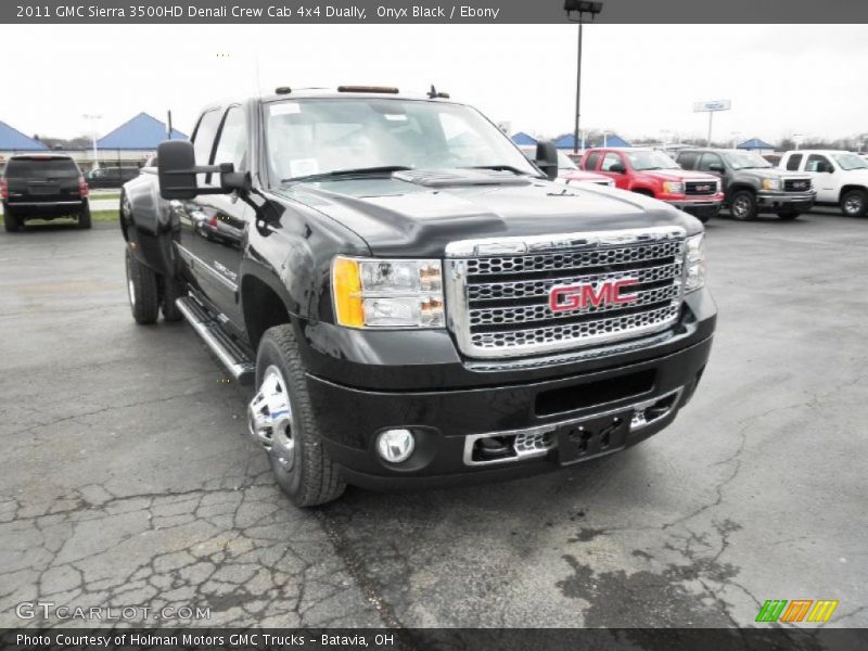 Front 3/4 View of 2011 Sierra 3500HD Denali Crew Cab 4x4 Dually
