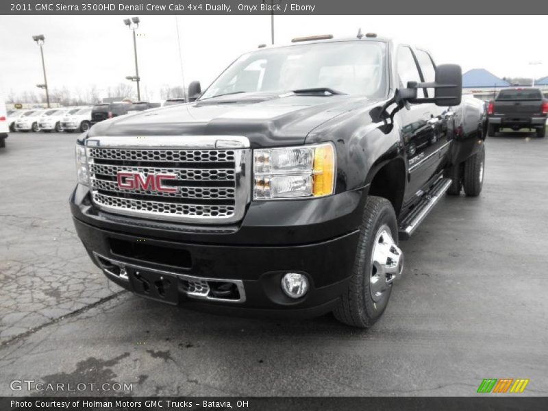 Front 3/4 View of 2011 Sierra 3500HD Denali Crew Cab 4x4 Dually