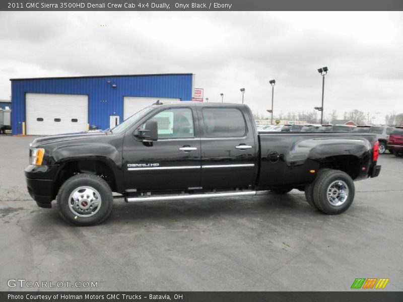  2011 Sierra 3500HD Denali Crew Cab 4x4 Dually Onyx Black