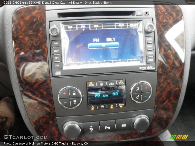 Controls of 2011 Sierra 3500HD Denali Crew Cab 4x4 Dually