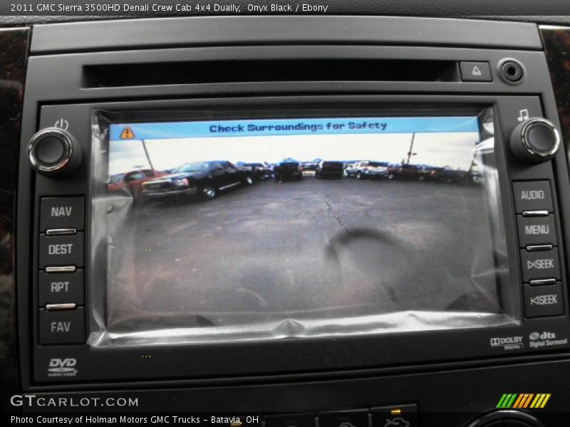 Onyx Black / Ebony 2011 GMC Sierra 3500HD Denali Crew Cab 4x4 Dually