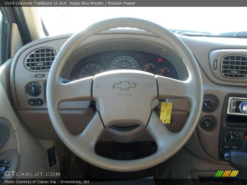 Indigo Blue Metallic / Medium Pewter 2004 Chevrolet TrailBlazer LS 4x4