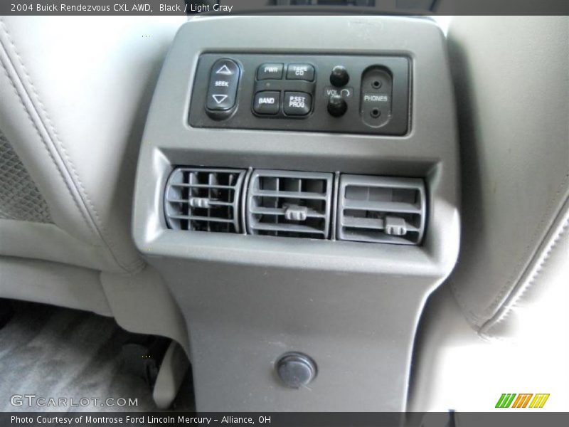 Controls of 2004 Rendezvous CXL AWD
