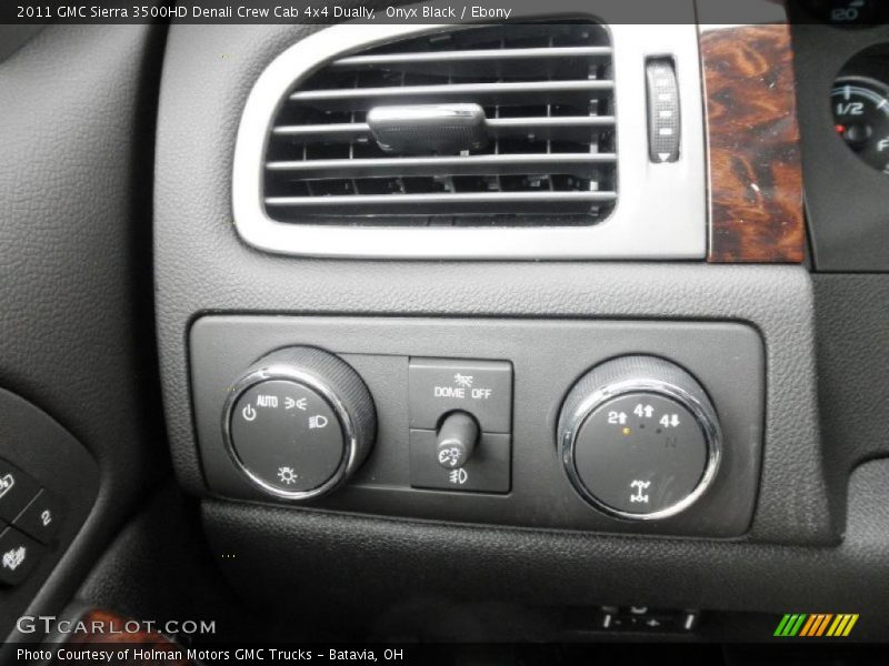 Controls of 2011 Sierra 3500HD Denali Crew Cab 4x4 Dually