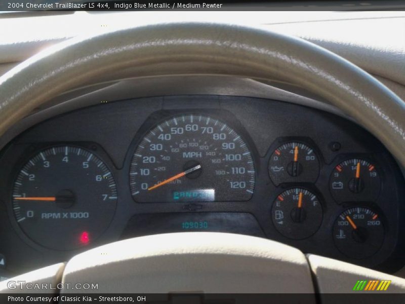 Indigo Blue Metallic / Medium Pewter 2004 Chevrolet TrailBlazer LS 4x4