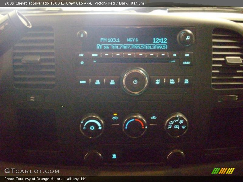 Victory Red / Dark Titanium 2009 Chevrolet Silverado 1500 LS Crew Cab 4x4