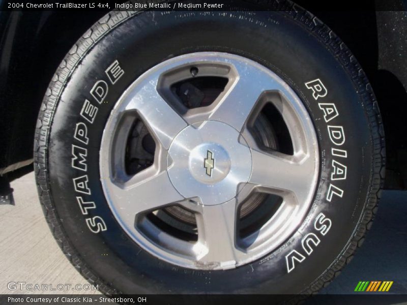Indigo Blue Metallic / Medium Pewter 2004 Chevrolet TrailBlazer LS 4x4