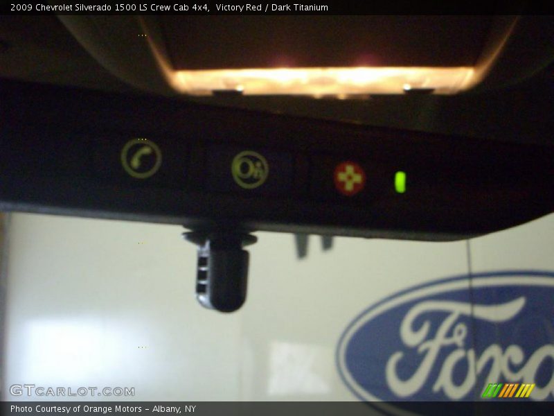 Victory Red / Dark Titanium 2009 Chevrolet Silverado 1500 LS Crew Cab 4x4