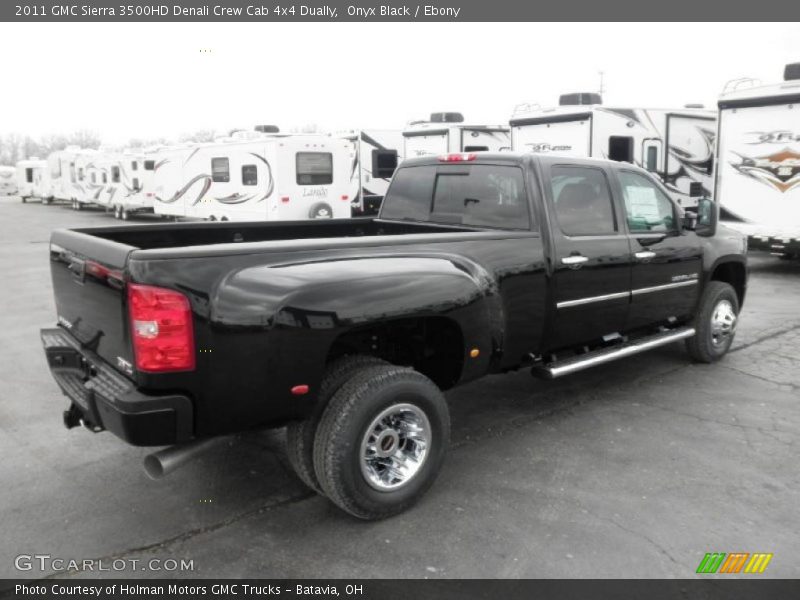  2011 Sierra 3500HD Denali Crew Cab 4x4 Dually Onyx Black
