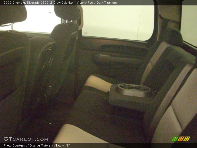 Victory Red / Dark Titanium 2009 Chevrolet Silverado 1500 LS Crew Cab 4x4