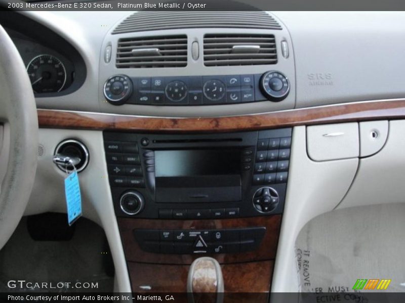Platinum Blue Metallic / Oyster 2003 Mercedes-Benz E 320 Sedan