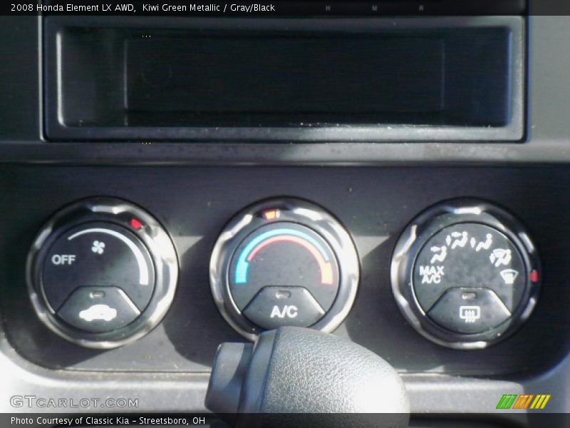 Controls of 2008 Element LX AWD
