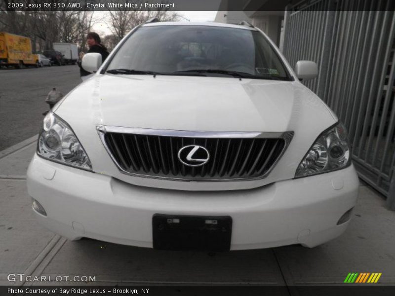Crystal White Mica / Parchment 2009 Lexus RX 350 AWD