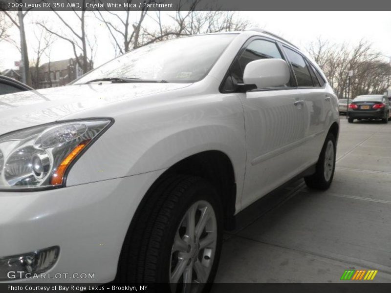 Crystal White Mica / Parchment 2009 Lexus RX 350 AWD