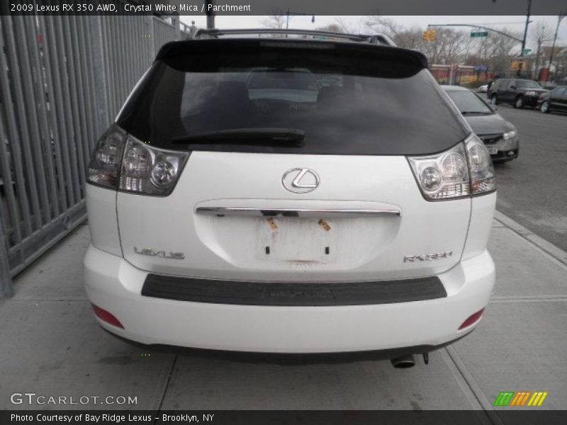 Crystal White Mica / Parchment 2009 Lexus RX 350 AWD