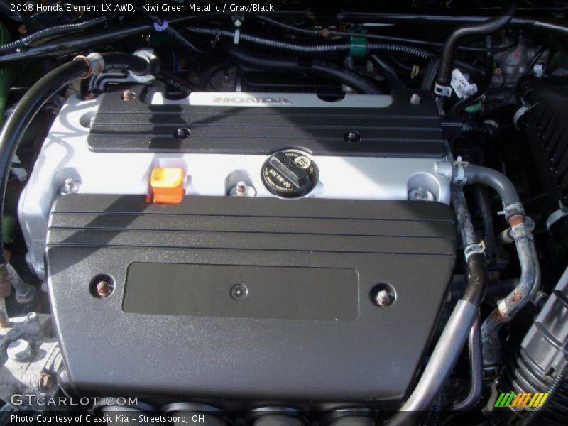  2008 Element LX AWD Engine - 2.4 Liter DOHC 16-Valve VVT 4 Cylinder