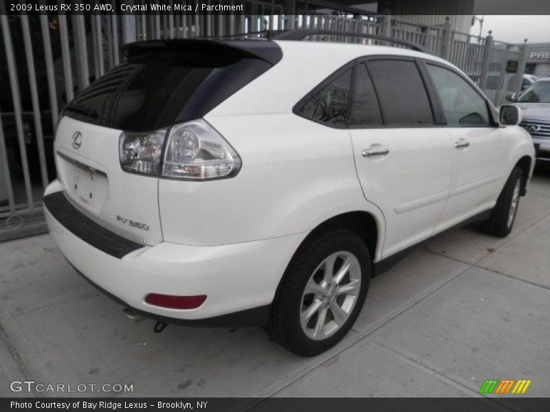 Crystal White Mica / Parchment 2009 Lexus RX 350 AWD