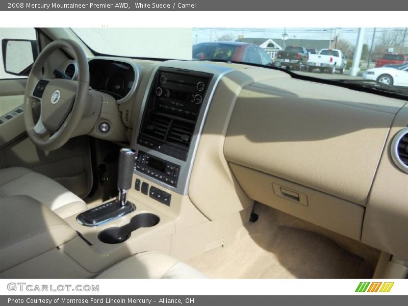 White Suede / Camel 2008 Mercury Mountaineer Premier AWD