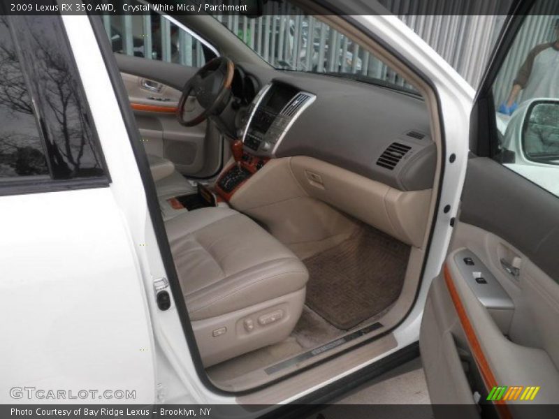 Crystal White Mica / Parchment 2009 Lexus RX 350 AWD