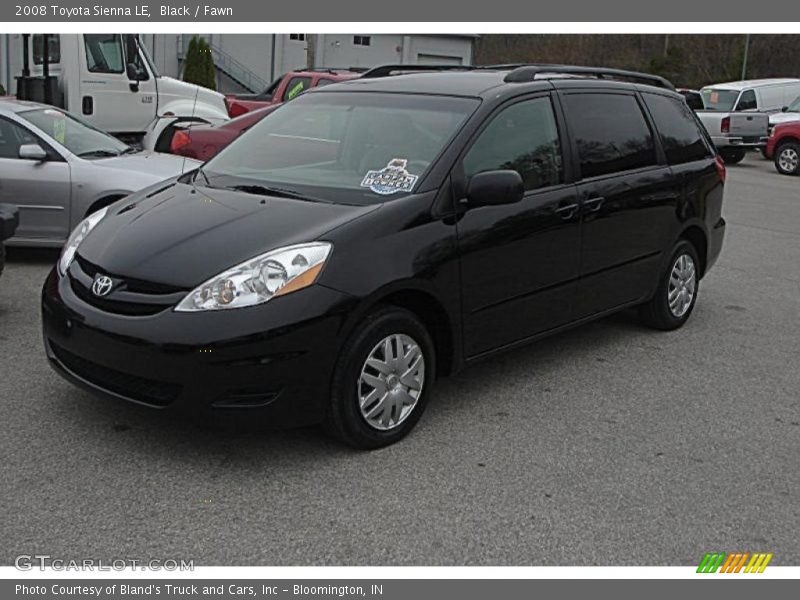 Black / Fawn 2008 Toyota Sienna LE