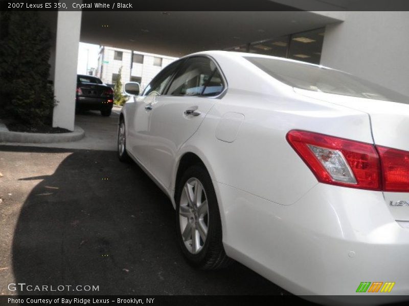 Crystal White / Black 2007 Lexus ES 350