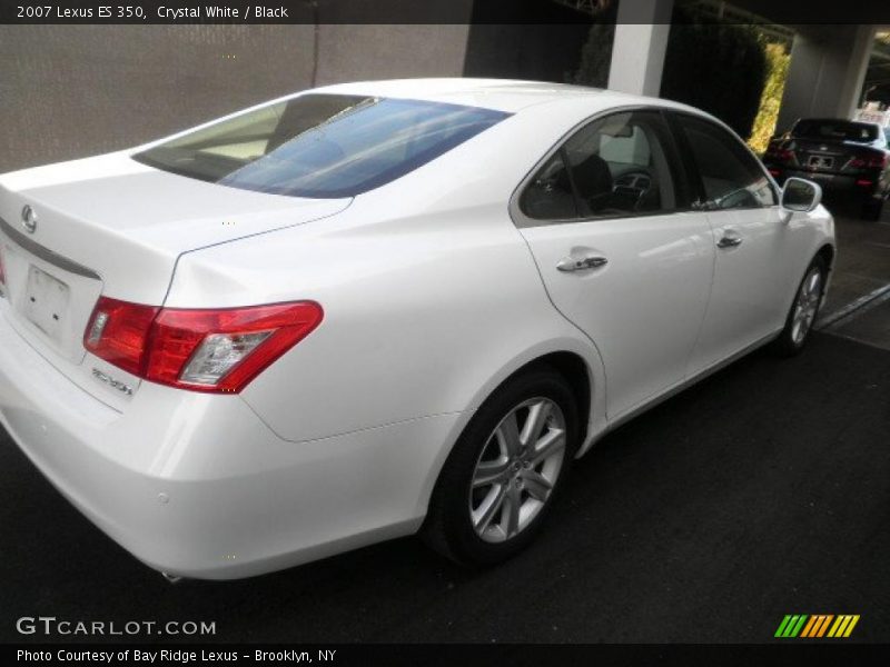 Crystal White / Black 2007 Lexus ES 350