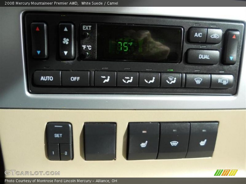 Controls of 2008 Mountaineer Premier AWD