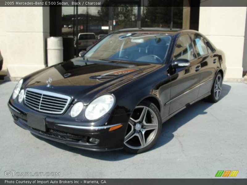 Black / Charcoal 2005 Mercedes-Benz E 500 Sedan