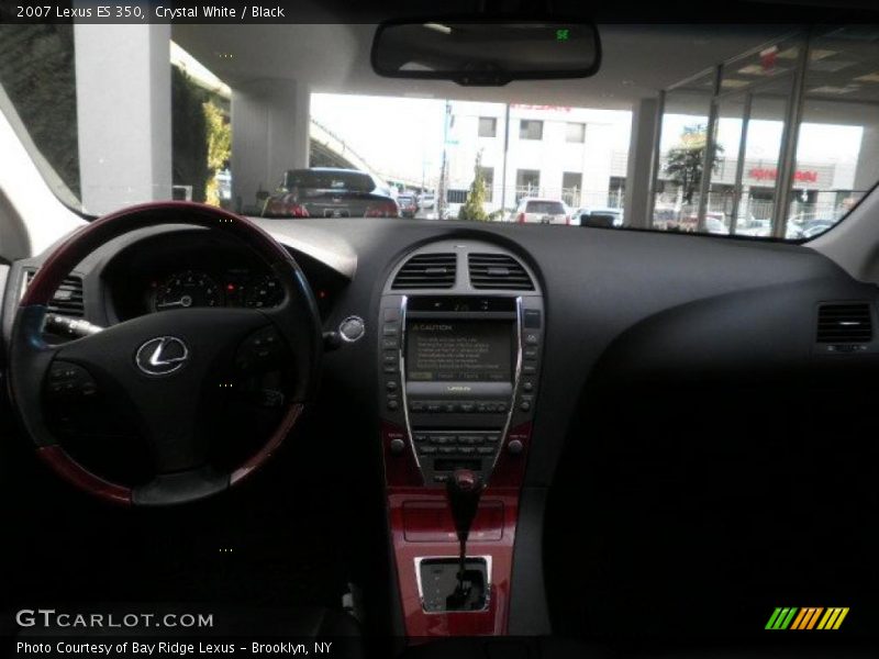 Crystal White / Black 2007 Lexus ES 350