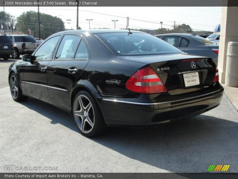 Black / Charcoal 2005 Mercedes-Benz E 500 Sedan