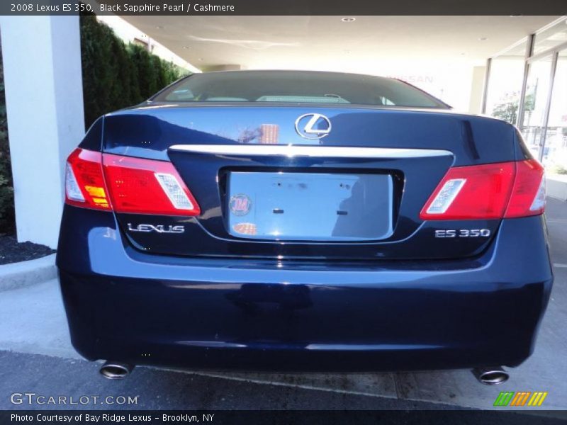 Black Sapphire Pearl / Cashmere 2008 Lexus ES 350
