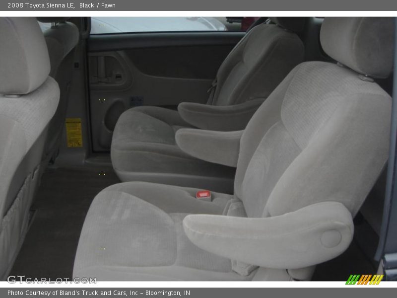 Black / Fawn 2008 Toyota Sienna LE