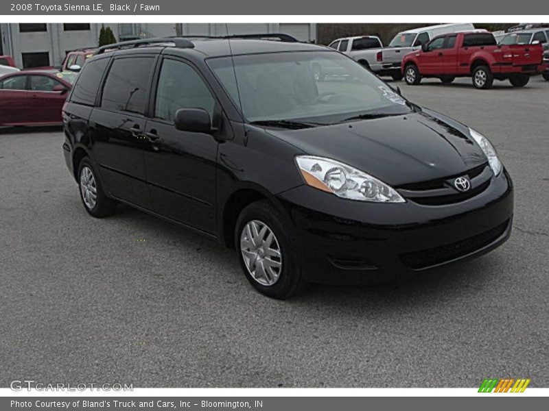 Black / Fawn 2008 Toyota Sienna LE