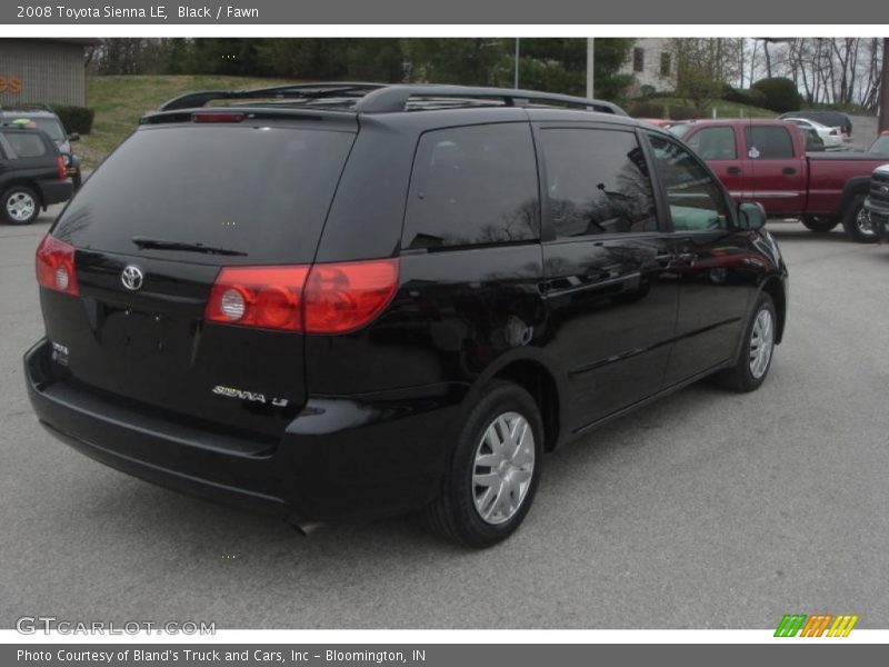Black / Fawn 2008 Toyota Sienna LE