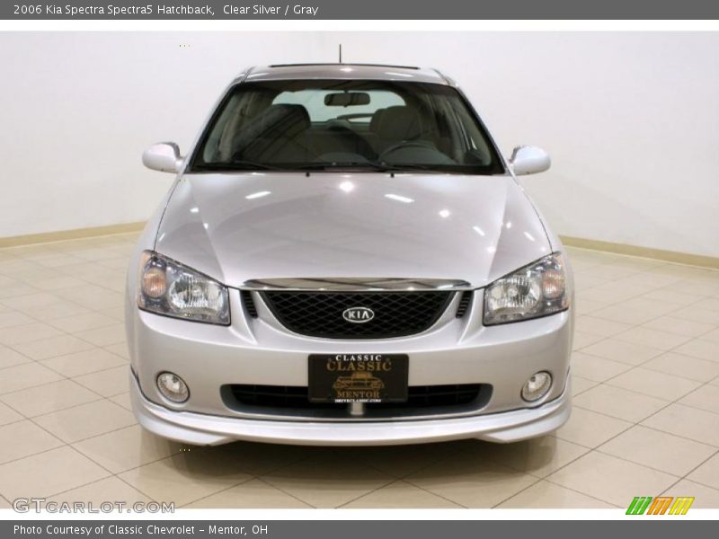 Clear Silver / Gray 2006 Kia Spectra Spectra5 Hatchback