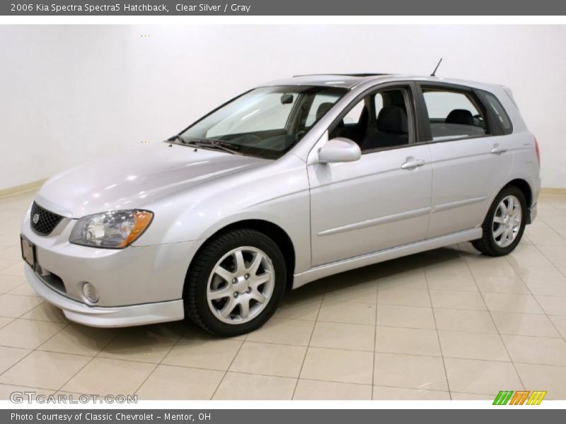 Clear Silver / Gray 2006 Kia Spectra Spectra5 Hatchback