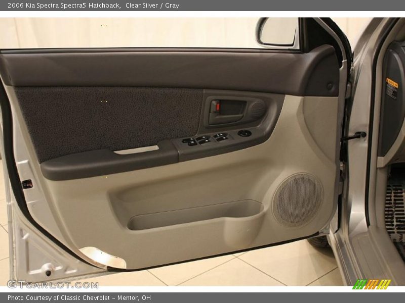 Clear Silver / Gray 2006 Kia Spectra Spectra5 Hatchback