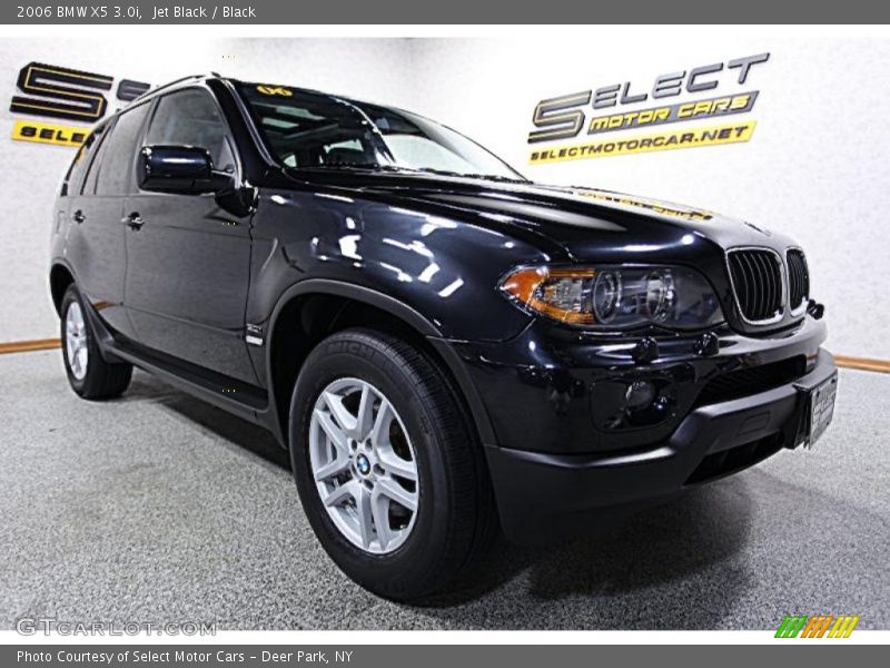 Jet Black / Black 2006 BMW X5 3.0i