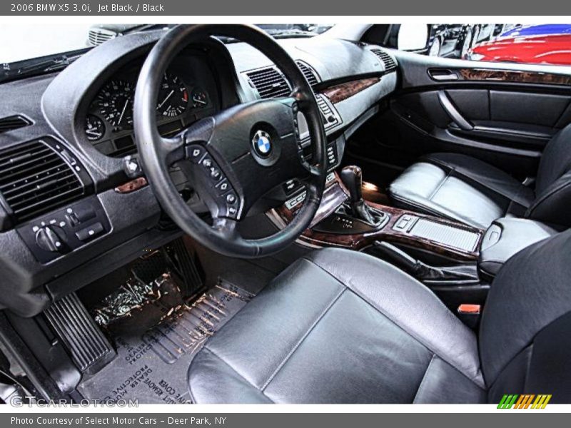 Jet Black / Black 2006 BMW X5 3.0i