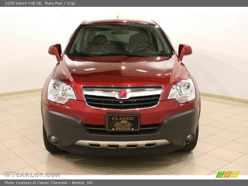 Ruby Red / Gray 2008 Saturn VUE XE