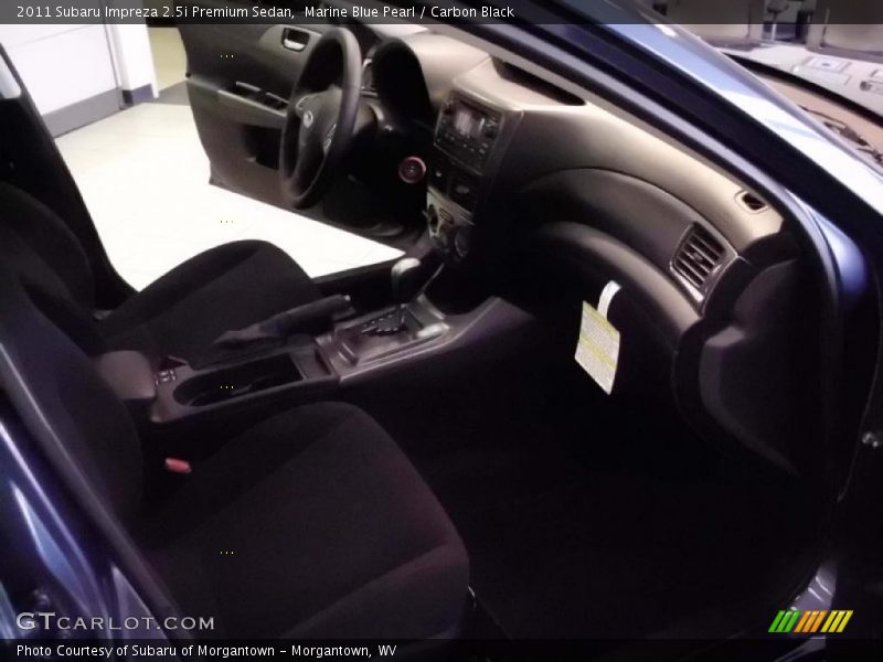 Marine Blue Pearl / Carbon Black 2011 Subaru Impreza 2.5i Premium Sedan