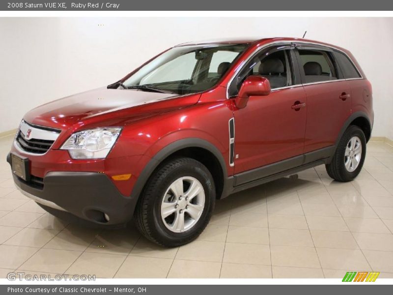 Ruby Red / Gray 2008 Saturn VUE XE