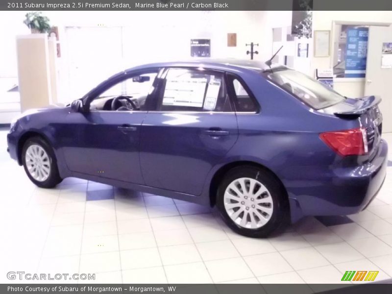 Marine Blue Pearl / Carbon Black 2011 Subaru Impreza 2.5i Premium Sedan